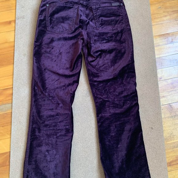 7 For All Mankind velvet pant - Picture 6 of 7